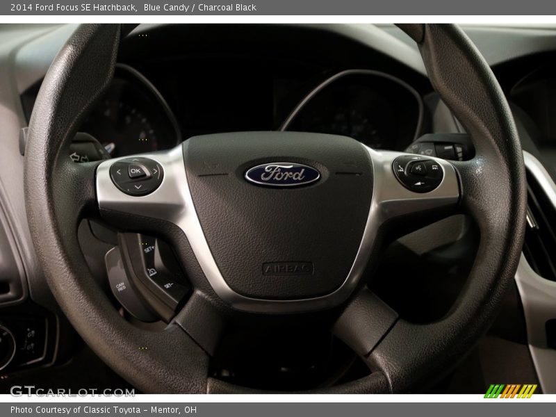 Blue Candy / Charcoal Black 2014 Ford Focus SE Hatchback