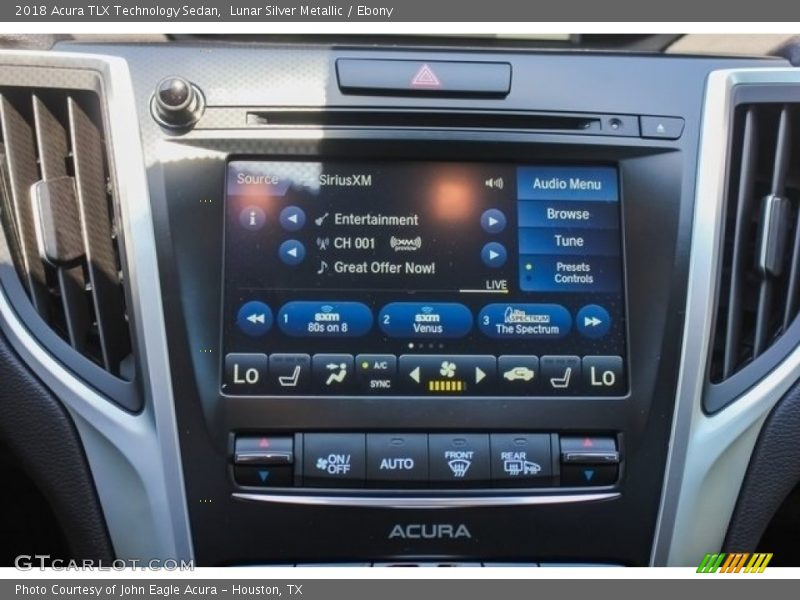 Lunar Silver Metallic / Ebony 2018 Acura TLX Technology Sedan