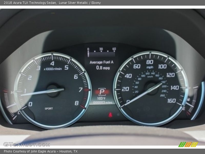 Lunar Silver Metallic / Ebony 2018 Acura TLX Technology Sedan