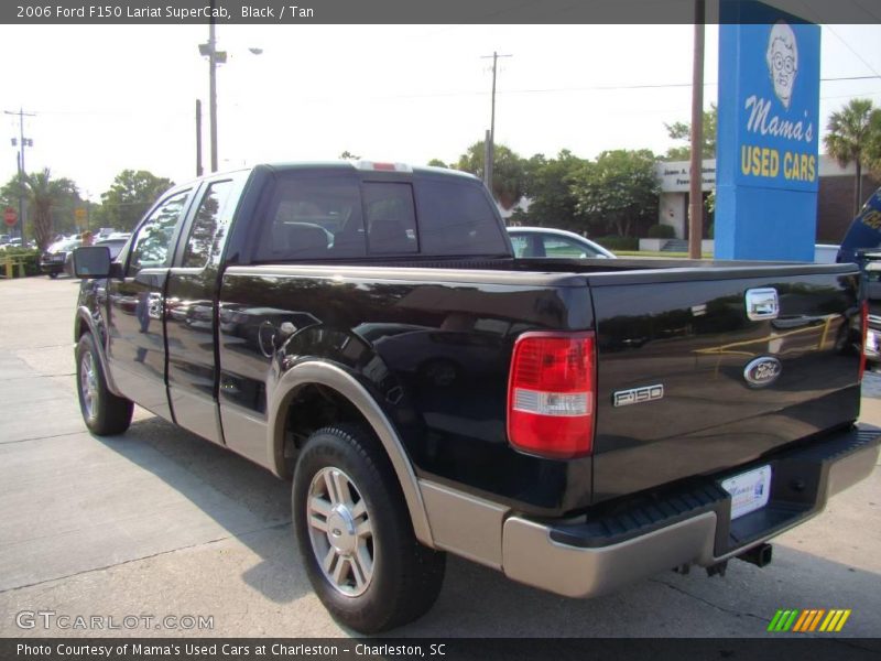 Black / Tan 2006 Ford F150 Lariat SuperCab