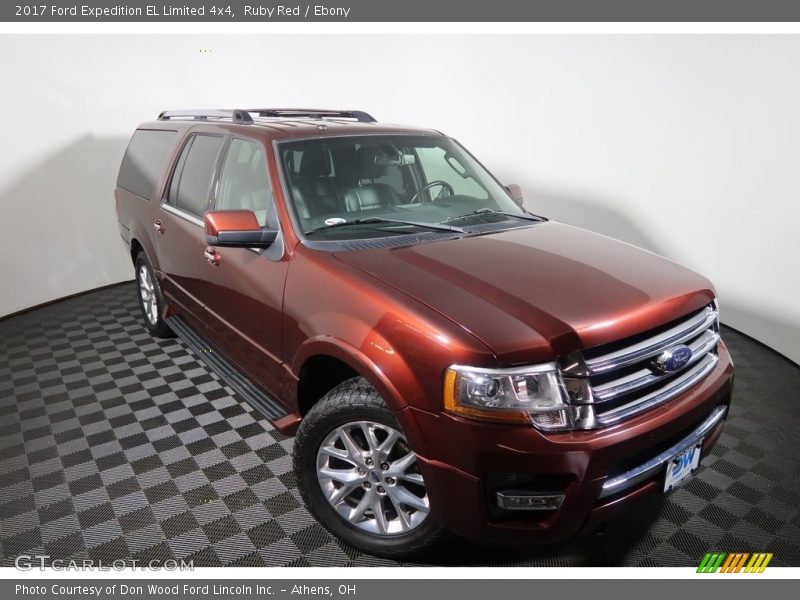 Ruby Red / Ebony 2017 Ford Expedition EL Limited 4x4