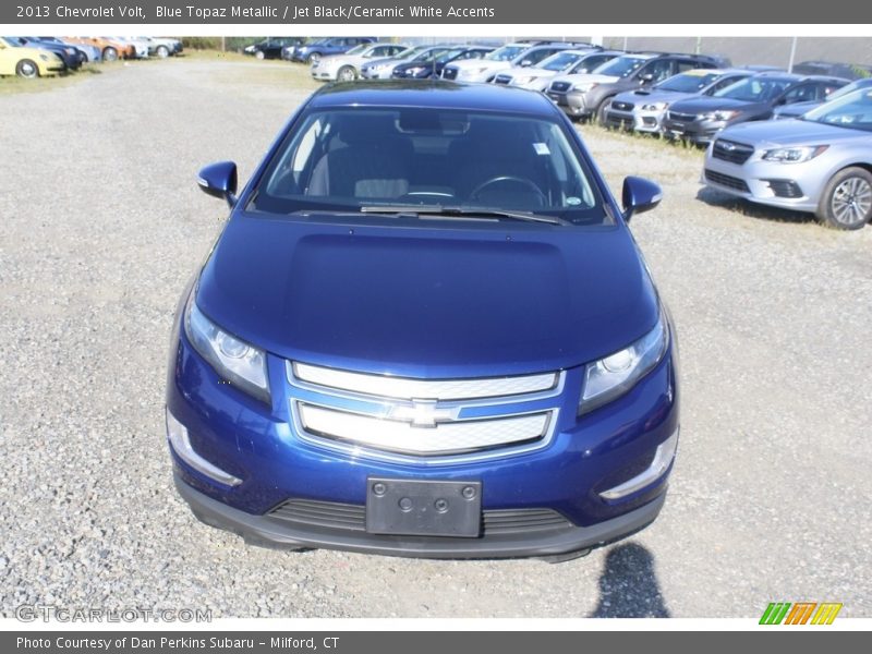 Blue Topaz Metallic / Jet Black/Ceramic White Accents 2013 Chevrolet Volt