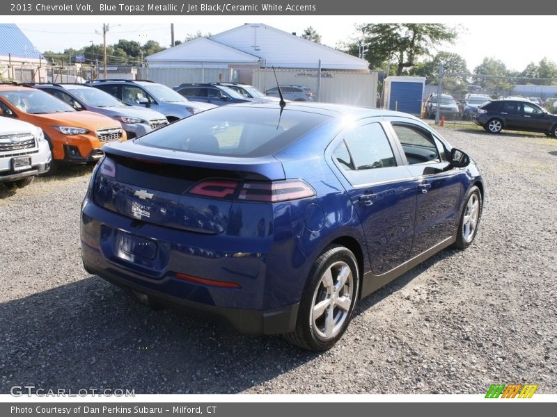 Blue Topaz Metallic / Jet Black/Ceramic White Accents 2013 Chevrolet Volt