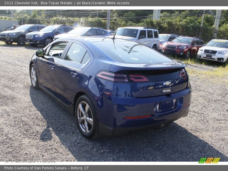 Blue Topaz Metallic / Jet Black/Ceramic White Accents 2013 Chevrolet Volt