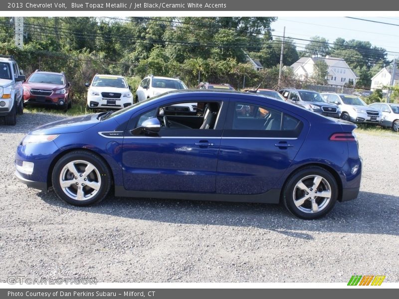 Blue Topaz Metallic / Jet Black/Ceramic White Accents 2013 Chevrolet Volt