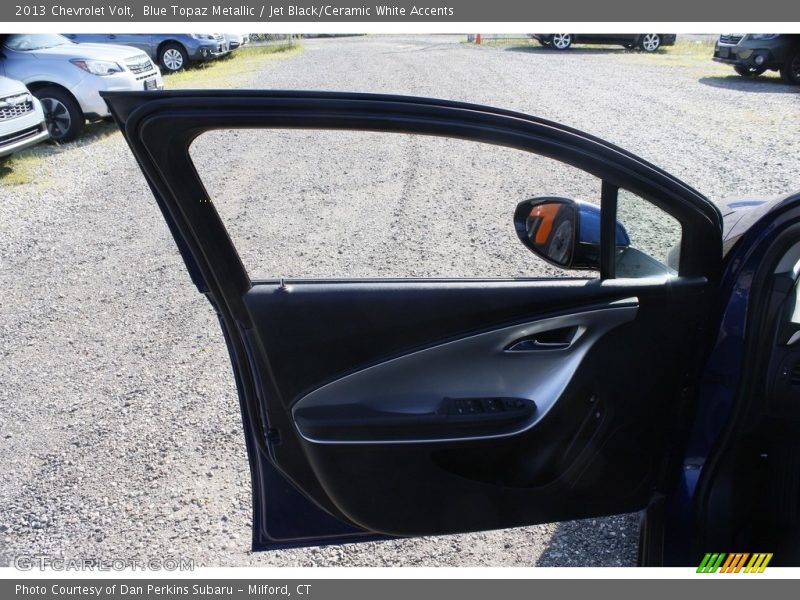 Blue Topaz Metallic / Jet Black/Ceramic White Accents 2013 Chevrolet Volt