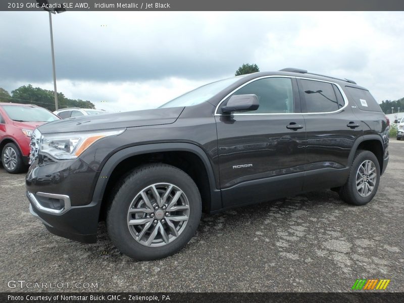 Iridium Metallic / Jet Black 2019 GMC Acadia SLE AWD