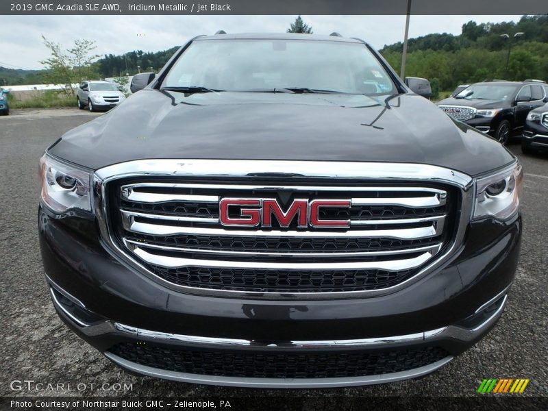 Iridium Metallic / Jet Black 2019 GMC Acadia SLE AWD