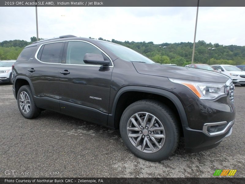 Iridium Metallic / Jet Black 2019 GMC Acadia SLE AWD