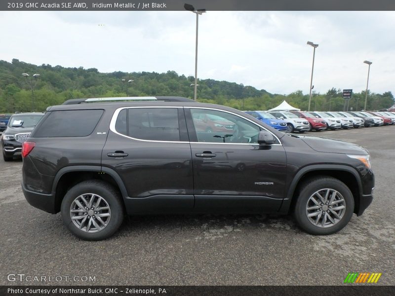 Iridium Metallic / Jet Black 2019 GMC Acadia SLE AWD