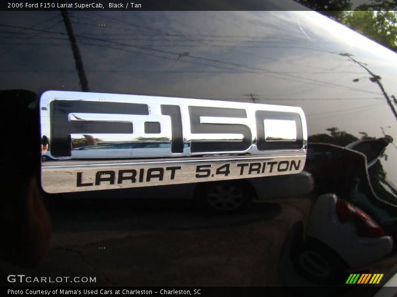 Black / Tan 2006 Ford F150 Lariat SuperCab