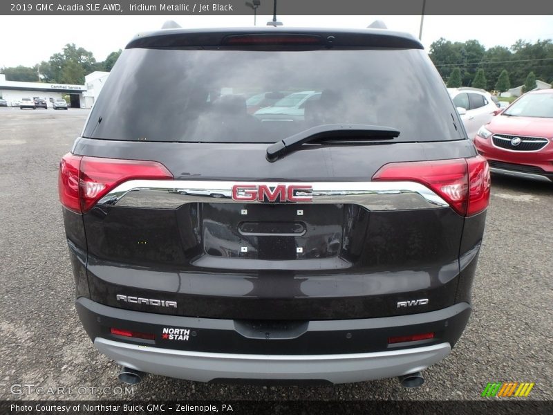Iridium Metallic / Jet Black 2019 GMC Acadia SLE AWD