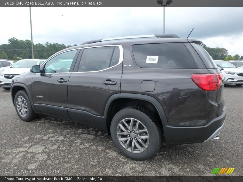 Iridium Metallic / Jet Black 2019 GMC Acadia SLE AWD