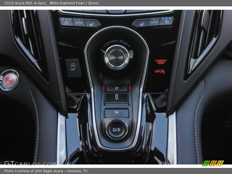 Controls of 2019 RDX A-Spec