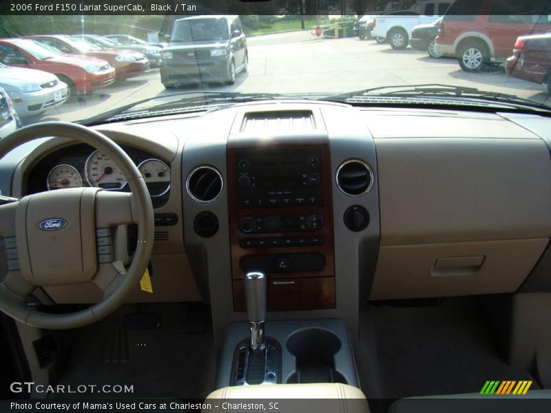 Black / Tan 2006 Ford F150 Lariat SuperCab