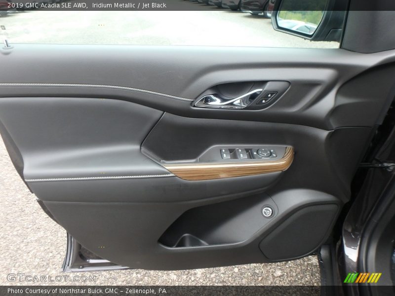 Iridium Metallic / Jet Black 2019 GMC Acadia SLE AWD
