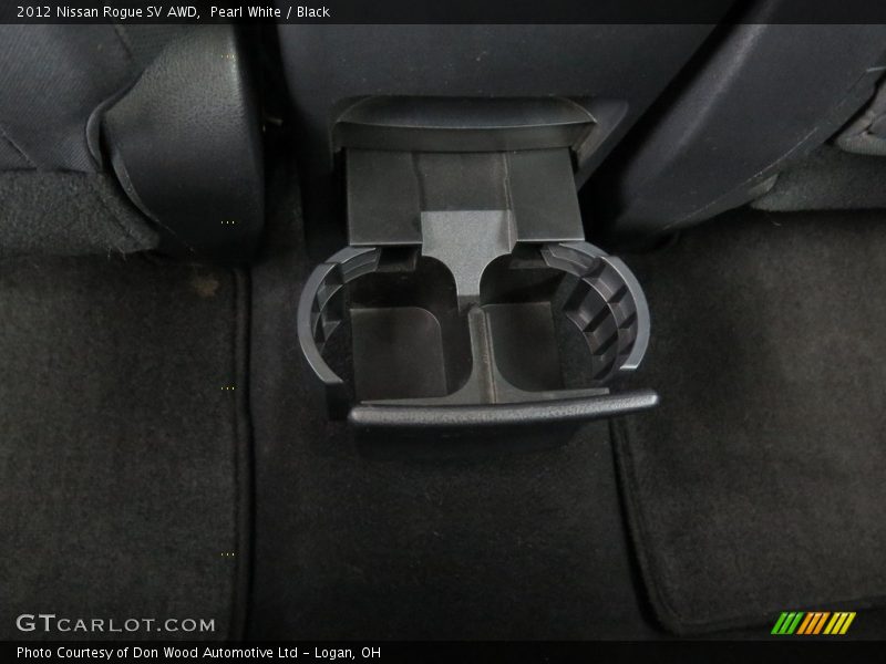 Pearl White / Black 2012 Nissan Rogue SV AWD