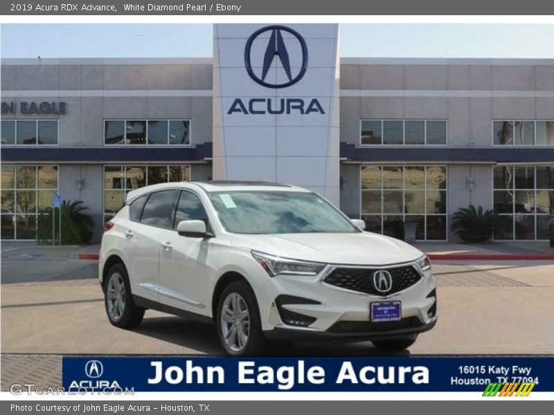 White Diamond Pearl / Ebony 2019 Acura RDX Advance