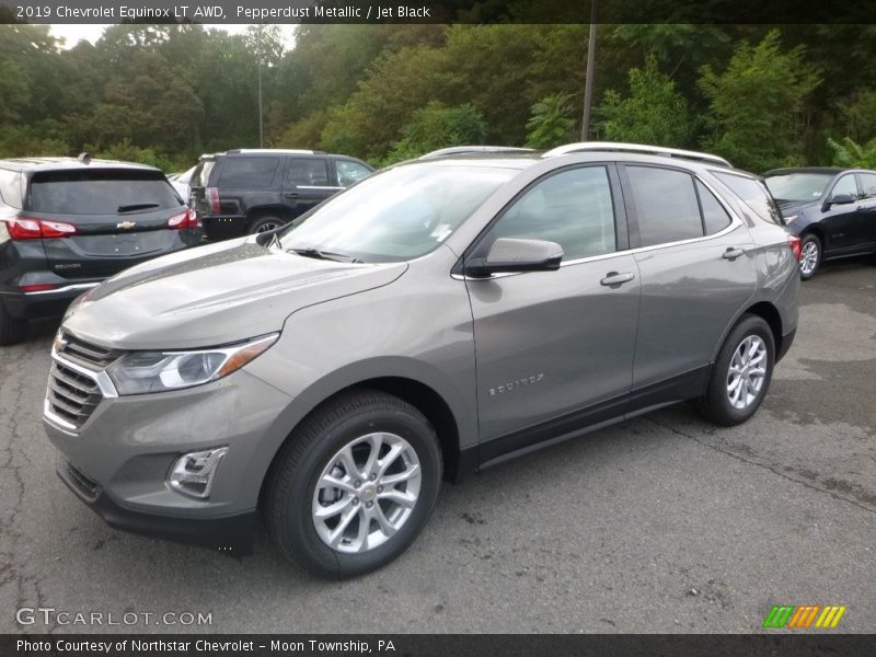 Pepperdust Metallic / Jet Black 2019 Chevrolet Equinox LT AWD