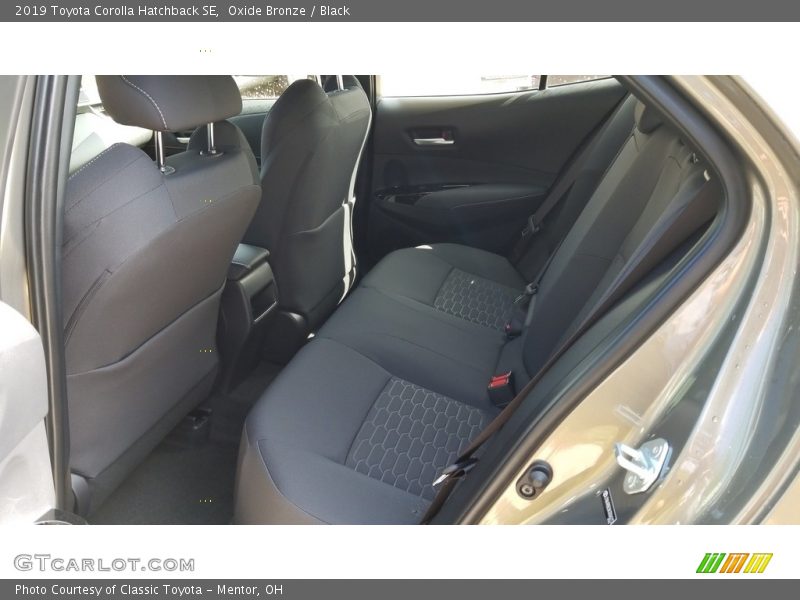 Rear Seat of 2019 Corolla Hatchback SE
