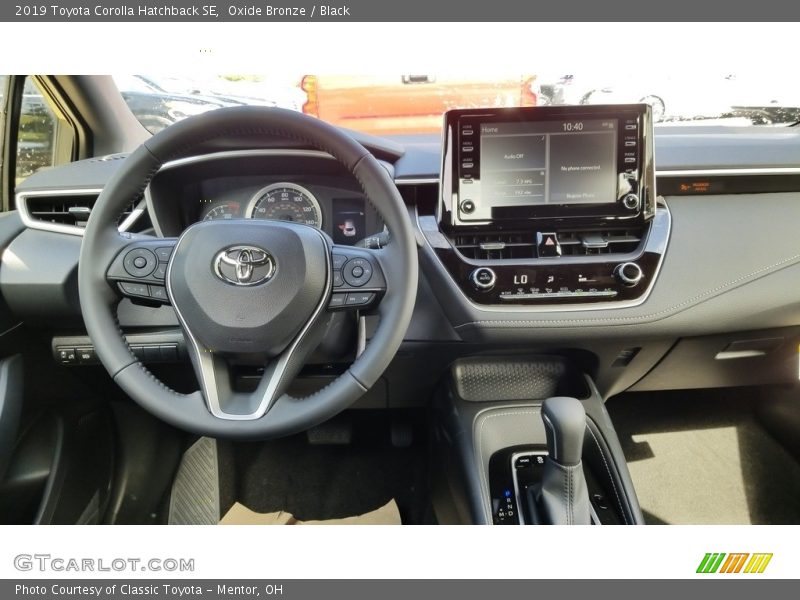 Dashboard of 2019 Corolla Hatchback SE