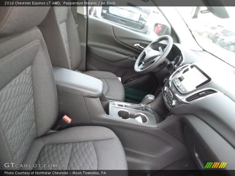 Pepperdust Metallic / Jet Black 2019 Chevrolet Equinox LT AWD
