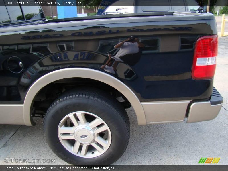 Black / Tan 2006 Ford F150 Lariat SuperCab