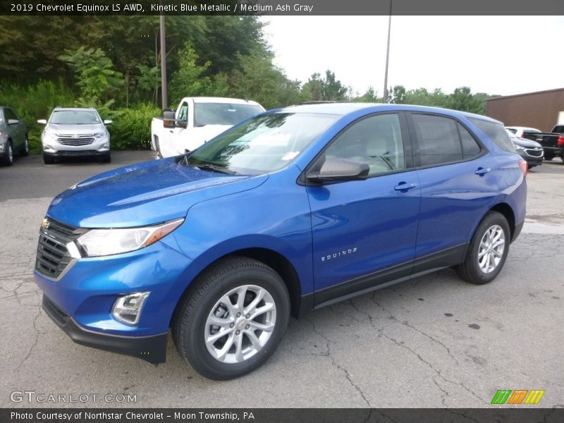 Kinetic Blue Metallic / Medium Ash Gray 2019 Chevrolet Equinox LS AWD