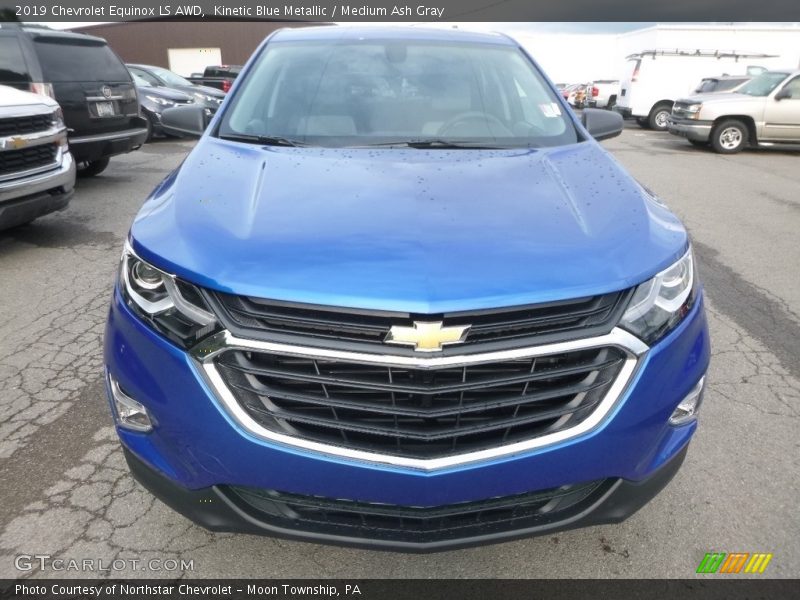 Kinetic Blue Metallic / Medium Ash Gray 2019 Chevrolet Equinox LS AWD