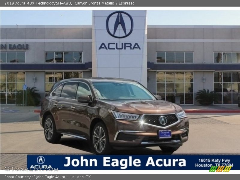 Canyon Bronze Metallic / Espresso 2019 Acura MDX Technology SH-AWD