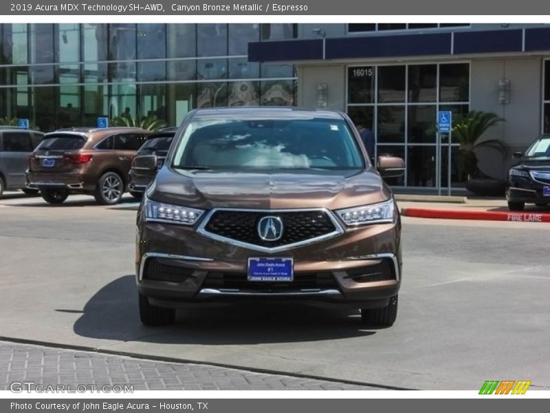 Canyon Bronze Metallic / Espresso 2019 Acura MDX Technology SH-AWD