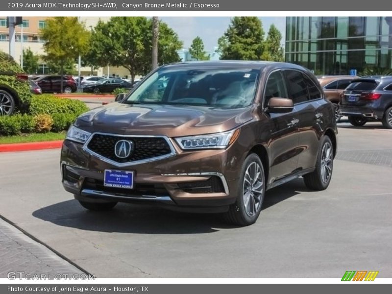 Canyon Bronze Metallic / Espresso 2019 Acura MDX Technology SH-AWD