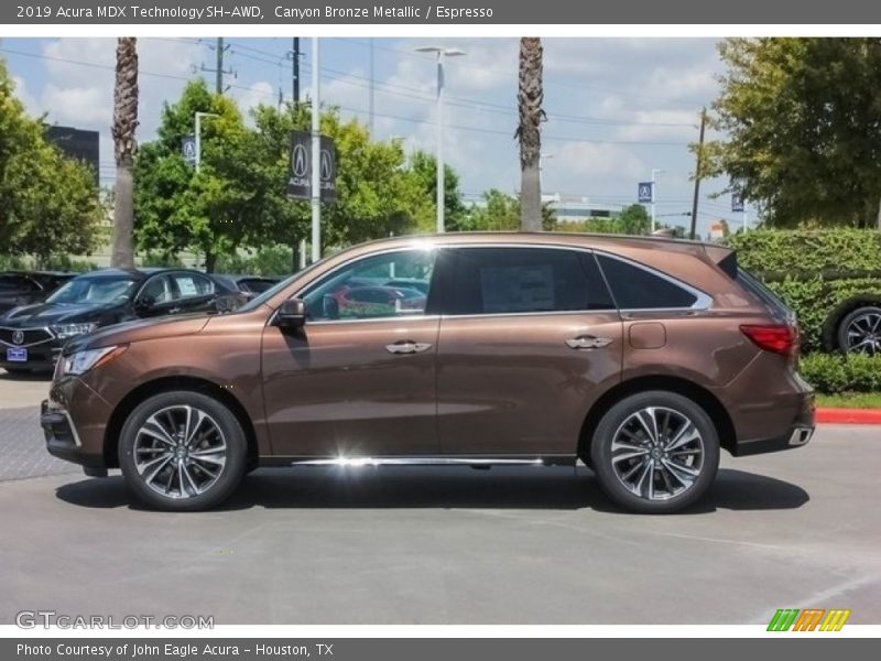 Canyon Bronze Metallic / Espresso 2019 Acura MDX Technology SH-AWD