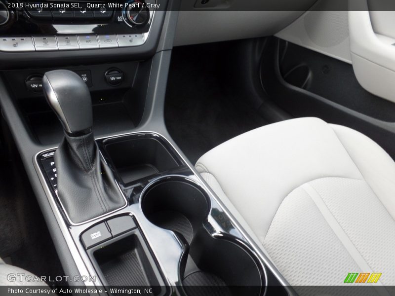 Quartz White Pearl / Gray 2018 Hyundai Sonata SEL