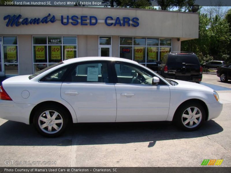 Oxford White / Pebble Beige 2006 Ford Five Hundred SE