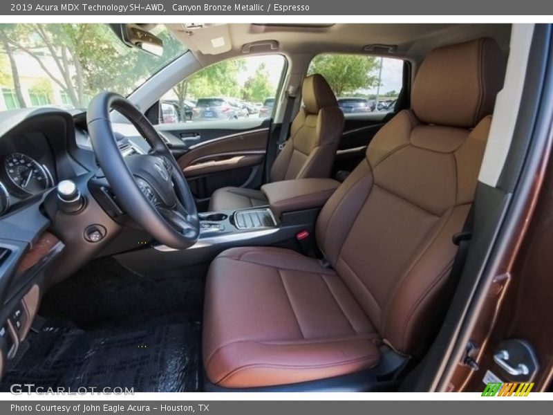 Canyon Bronze Metallic / Espresso 2019 Acura MDX Technology SH-AWD