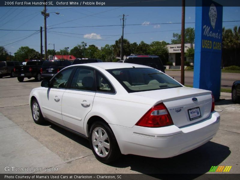 Oxford White / Pebble Beige 2006 Ford Five Hundred SE