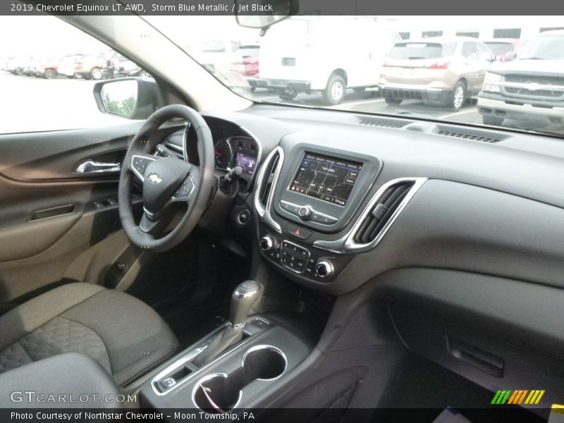 Storm Blue Metallic / Jet Black 2019 Chevrolet Equinox LT AWD