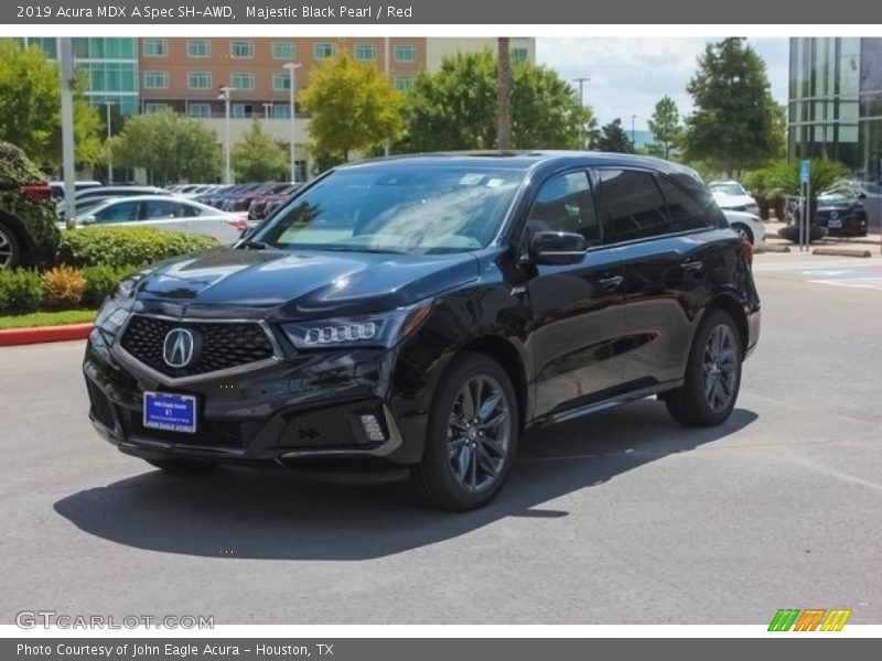Majestic Black Pearl / Red 2019 Acura MDX A Spec SH-AWD