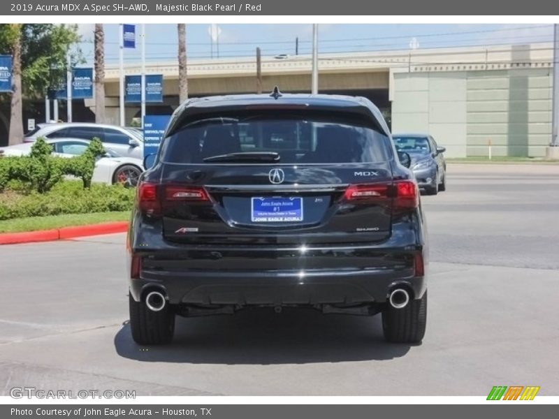 Majestic Black Pearl / Red 2019 Acura MDX A Spec SH-AWD