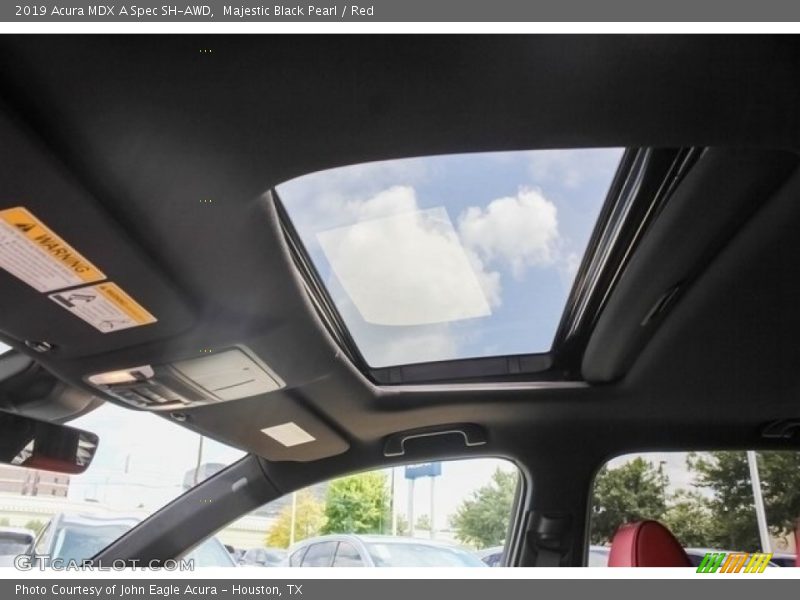 Majestic Black Pearl / Red 2019 Acura MDX A Spec SH-AWD