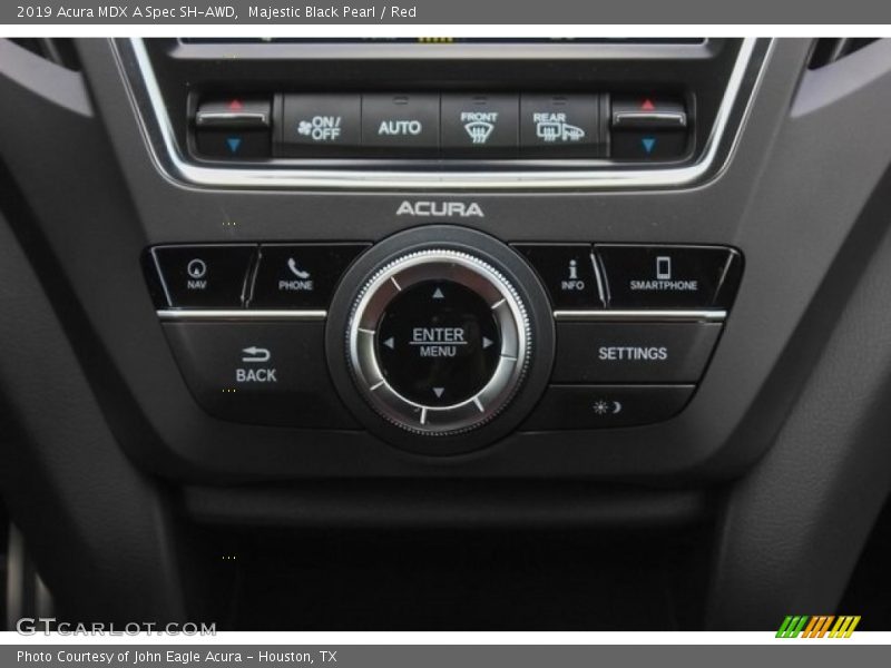 Majestic Black Pearl / Red 2019 Acura MDX A Spec SH-AWD