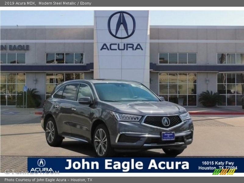 Modern Steel Metallic / Ebony 2019 Acura MDX