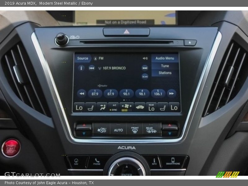 Modern Steel Metallic / Ebony 2019 Acura MDX