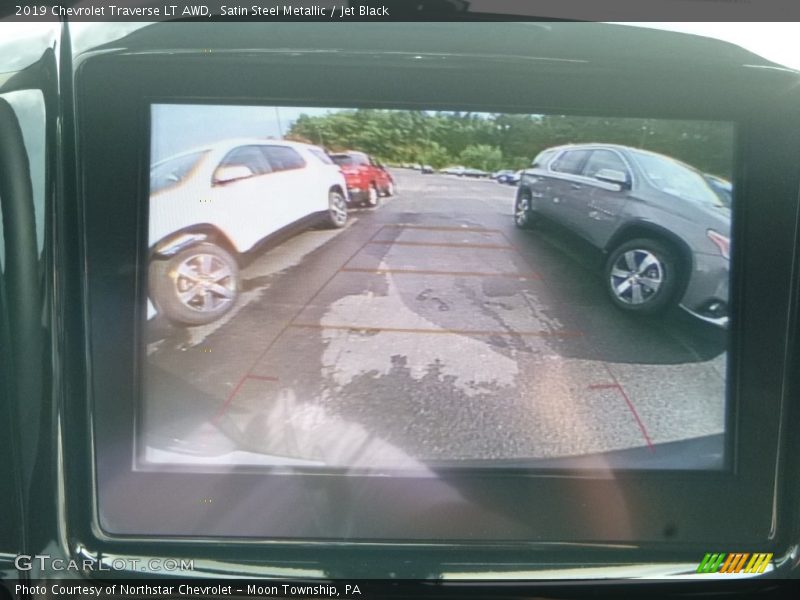 Satin Steel Metallic / Jet Black 2019 Chevrolet Traverse LT AWD