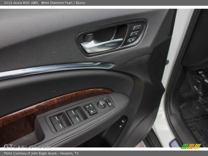 White Diamond Pearl / Ebony 2019 Acura MDX AWD