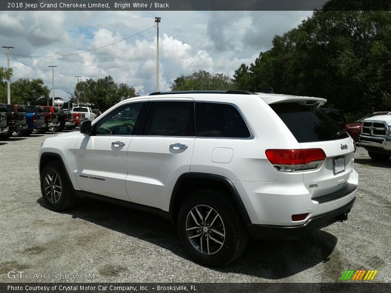 Bright White / Black 2018 Jeep Grand Cherokee Limited