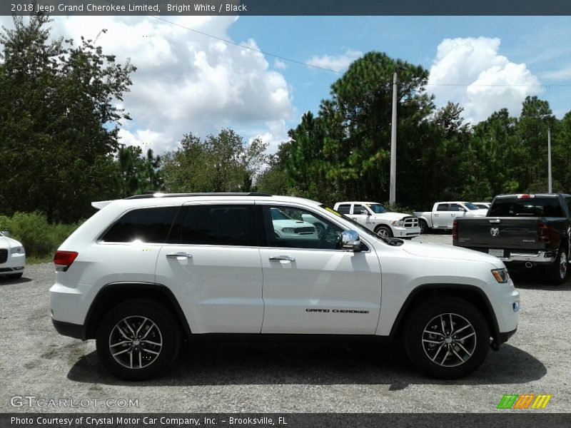 Bright White / Black 2018 Jeep Grand Cherokee Limited
