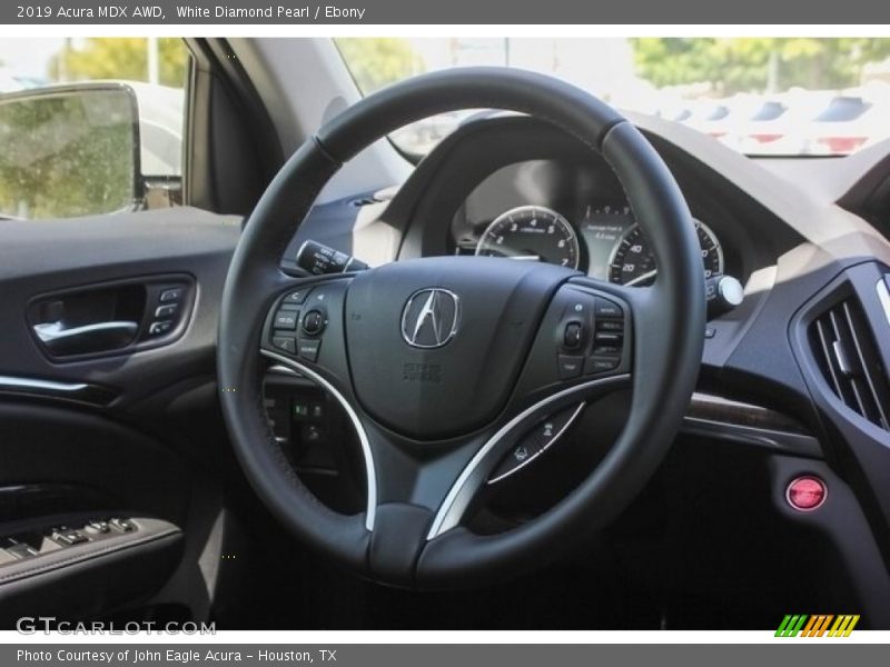 White Diamond Pearl / Ebony 2019 Acura MDX AWD