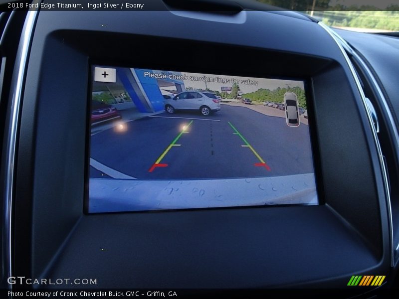 Ingot Silver / Ebony 2018 Ford Edge Titanium